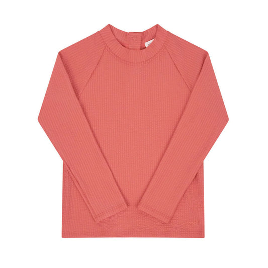 Minnow Unisex Sailor Red Seersucker Rashguard
