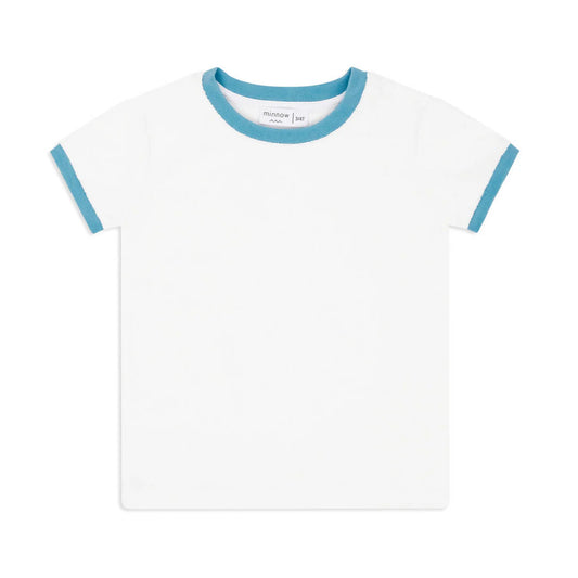 Minnow Harbor Mist French Terry Ringer Tee