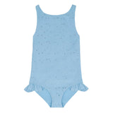 Minnow Dusk Blue Eyelet Ballerina One Piece