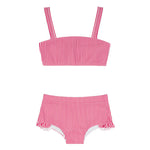 Minnow Gondola Stripe Bandeau Bikini and Swim Shorts