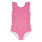 Minnow Gondola Stripe Ruffle One Piece