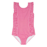 Minnow Gondola Stripe Ruffle One Piece