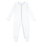 Minnow White Pointelle Footie