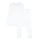 Minnow White Pointelle Pajama Set