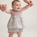 Minnow Jasmine Blossom Smocked Top and Bloomer Set