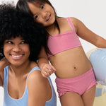 Minnow Gondola Stripe Bandeau Bikini and Swim Shorts
