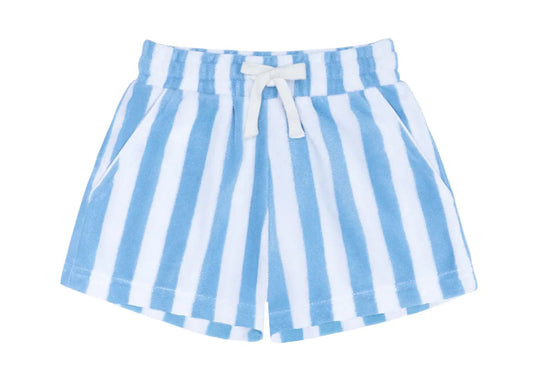 Minnow Bay Stripe French Terry Shorts