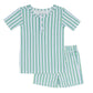 Minnow Tamarin Stripe Shirt and Short Pima Pajama Set