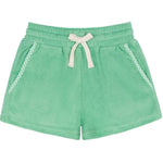 Minnow Gustavia Green French Terry Shorts
