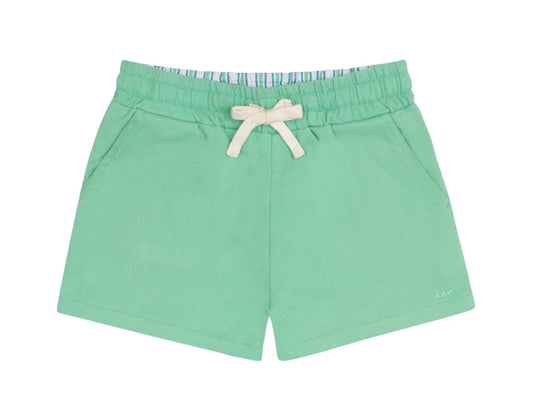 Minnow Gustavia Green Ultra-Soft Twill Shorts