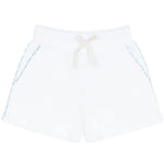 Shell White French Terry Shorts