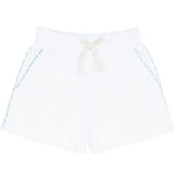 Shell White French Terry Shorts