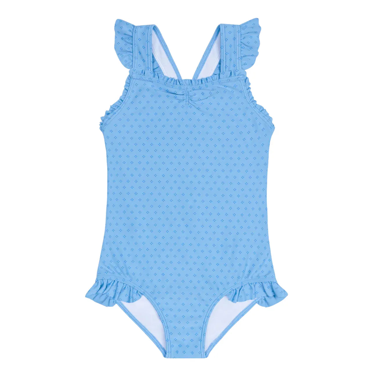 Minnow Le Marin Dot Ruffle Edge One Piece