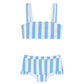 Minnow Bay Stripe Bandeau Bikini and Swim Shorts