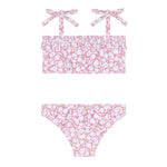 Minnow Blush Bloom Ruffle Bandeau Bikini