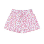 Minnow Blush Bloom Scalloped Shorts