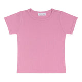 Minnow Blush Pointelle Puff Sleeve Shirt