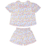 Minnow Jasmine Blossom Puff Sleeve Short Set