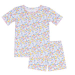 Minnow Jasmine Blossom Shirt and Short Pima Pajama Set