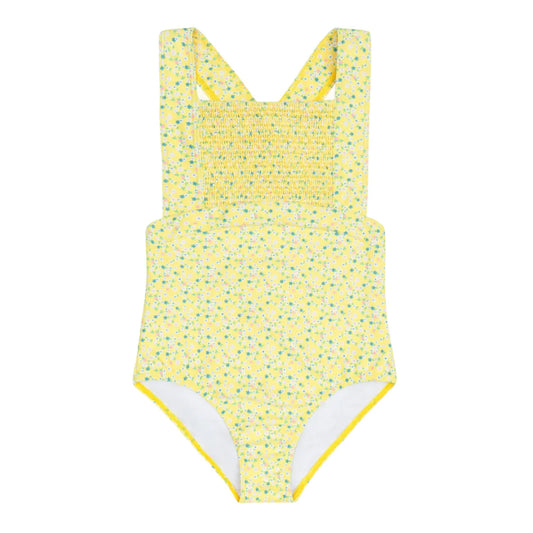 Petite Fleur Diamond Smocked One Piece
