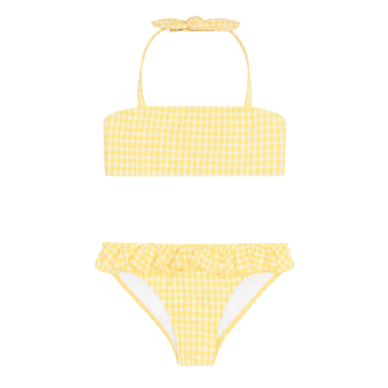 Minnow Soleil Gingham Halter Bikini