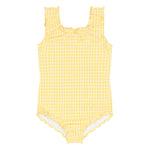 Soleil Gingham Scoop Neck One Piece