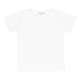 Minnow Shell White Pointelle Puff Sleeve Shirt