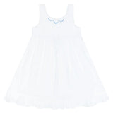 Minnow Shell White Simple Dress
