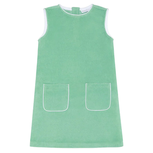 Minnow Gustavia Green French Terry Dress