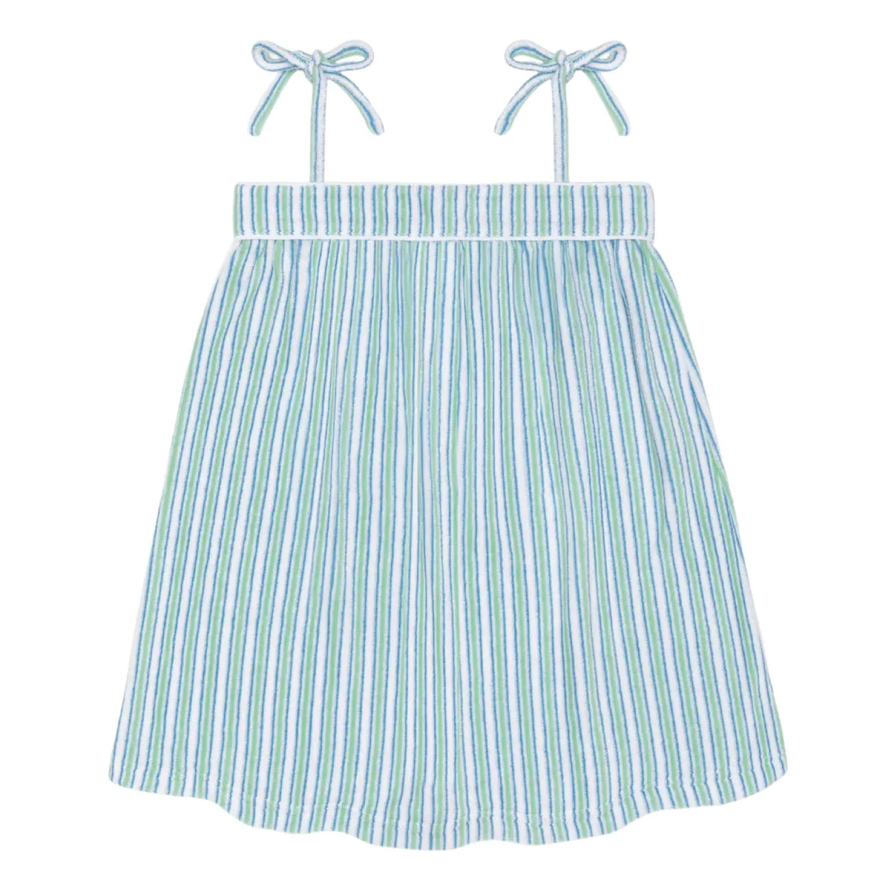 Minnow Tamarin Stripe French Terry Tie-Strap Dress