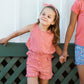 Cranberry Gingham Terry Set