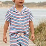 Jetty Stripe French Terry Polo