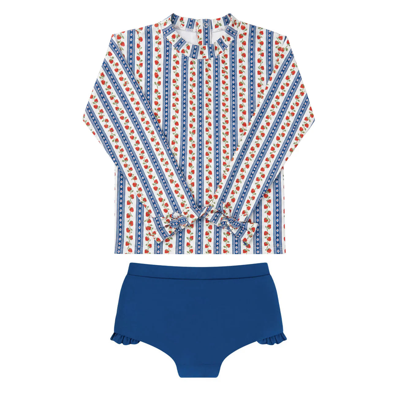 Minnow Strawberry Patch Rashguard Set