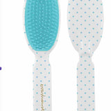 Baby Hairbrush- Baby Blue Polka Dots