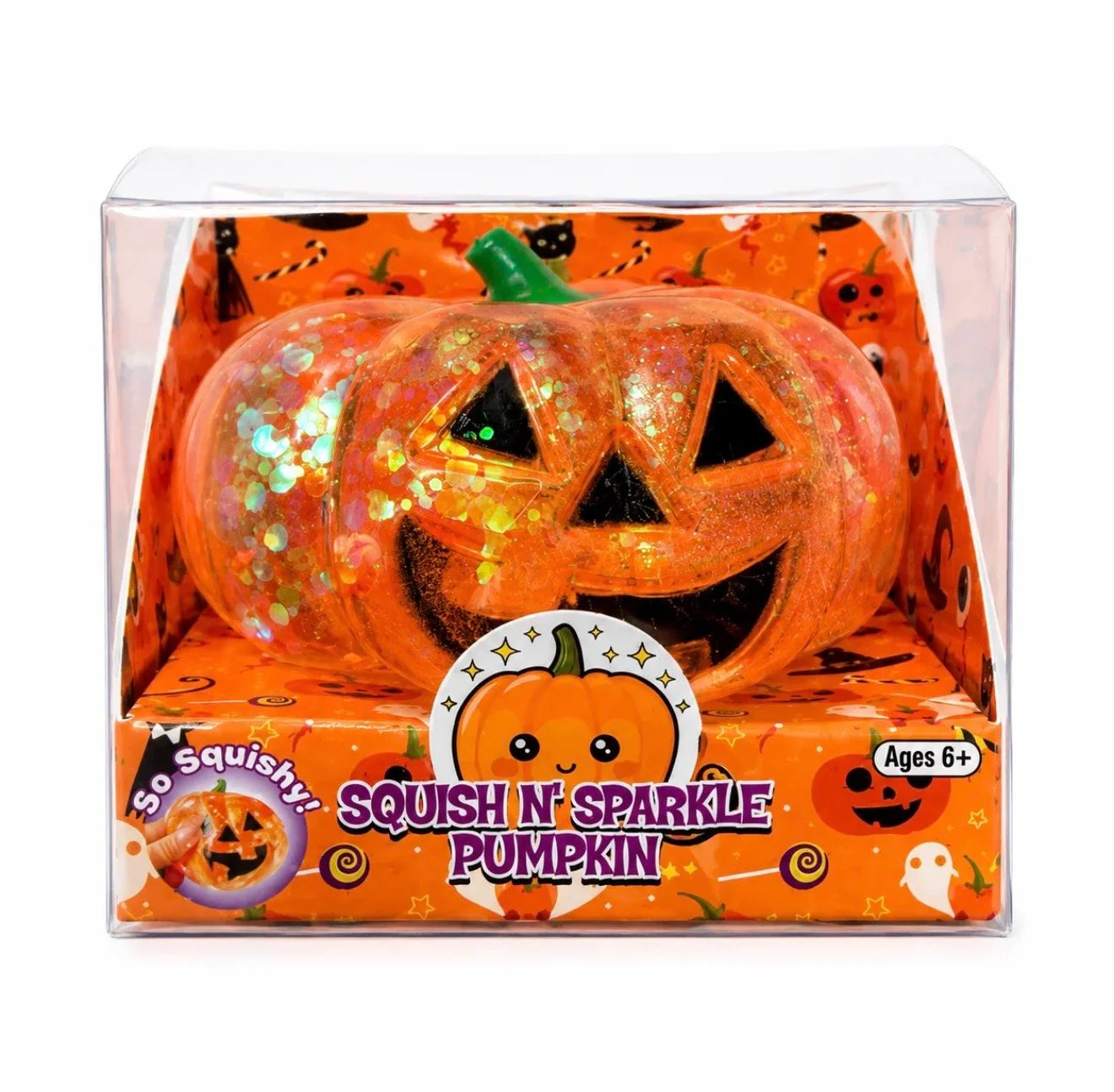Zorbitz Squishy N Sparkle Pumpkin