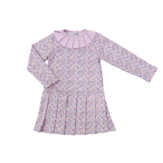 Love George Purple Floral Tennis Dress