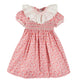 Pepa London Emilia Floral Hand Smocked Ruffle Collar Dress