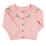 Pepa London Pink Strawberry Embroidery Cardigan 