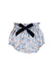 Pepa London Beatrice Floral Velvet Bow Detail Bloomers in Navy