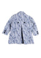 Pepa London Eleanor Floral Jaquard Long Sleeve Coat Coat in Blue