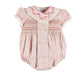 Pepa London Adelaide Floral Hand Smocked Hand Smocked Romper in Pink