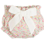 Adelaide Floral Bow Detail Bloomers in Pink
