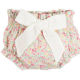 Adelaide Floral Bow Detail Bloomers in Pink
