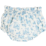Pepa London Audrey Toile Elasticated Waist Bloomers in Blue