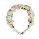 Pepa London Mabel Floral Scrunchie Hairband in Orange