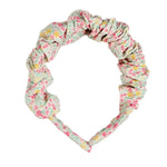 Pepa London Adelaide Floral Scrunchie Hairband in Pink