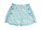 Pepa London Leontyne Floral High Waisted Shorts in Blue Made with Liberty Fabric
