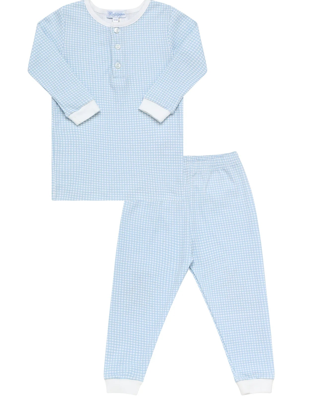 Nellapima Blue Gingham Pajamas