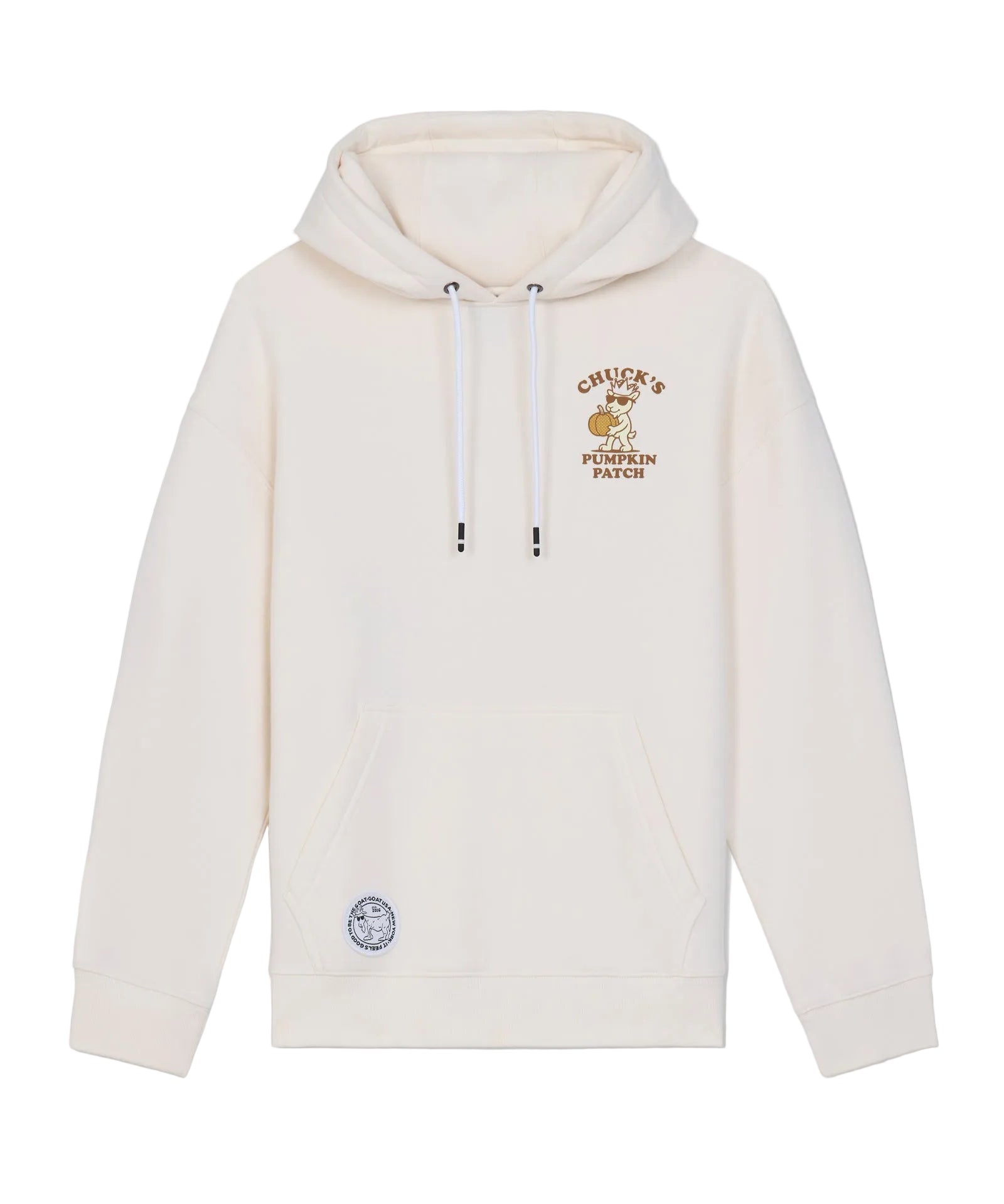 GOAT USA Pumpkin Patch Hooded Sweatshirt- Bone
