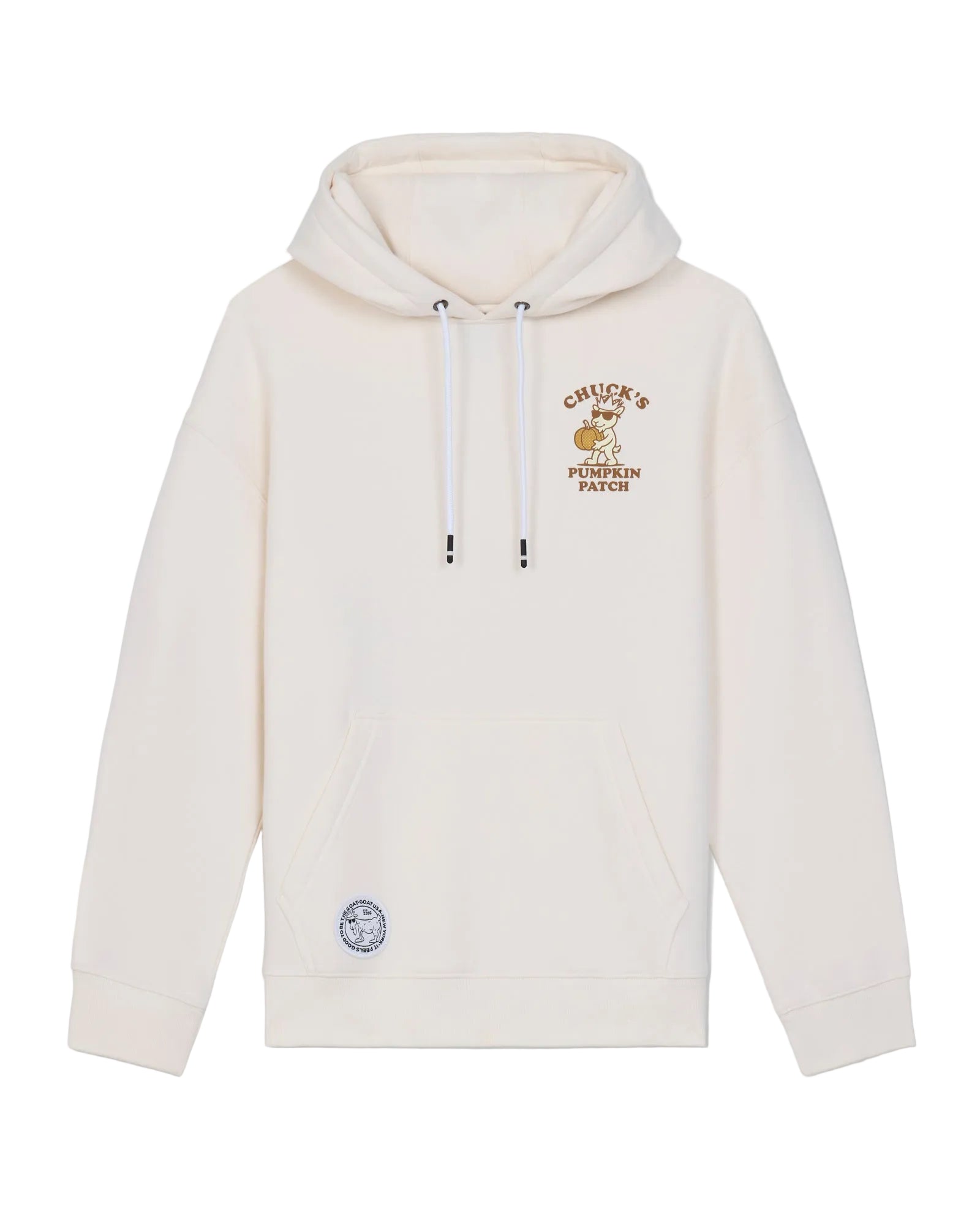 GOAT USA Pumpkin Patch Hooded Sweatshirt- Bone